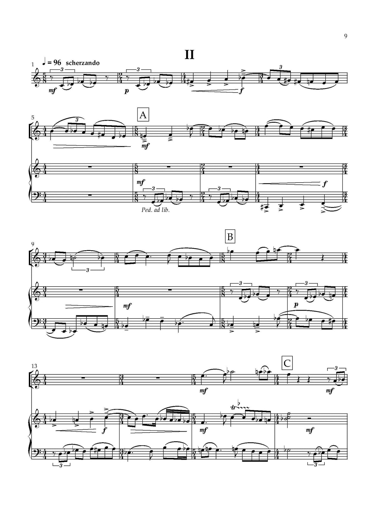 D. Richardson: Soprano Saxophone Sonata No. 2