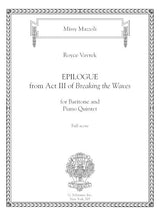 Mazzoli: Epilogue (Version for Baritone & Piano Quintet)