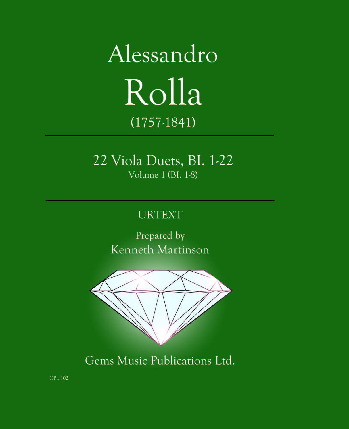 Rolla: 22 Viola Duets - Volume 1 (BI. 1-8)