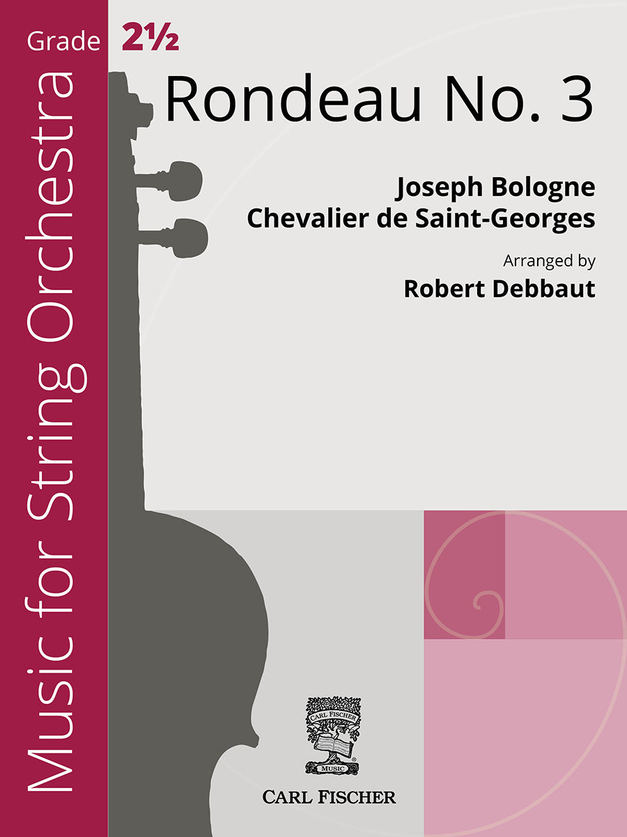 Saint-Georges: Rondeau No. 3 from 6 String Quartets, Op. 1 (arr. for string orchestra)