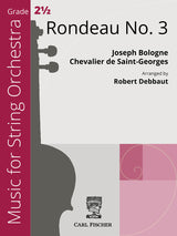 Saint-Georges: Rondeau No. 3 from 6 String Quartets, Op. 1 (arr. for string orchestra)