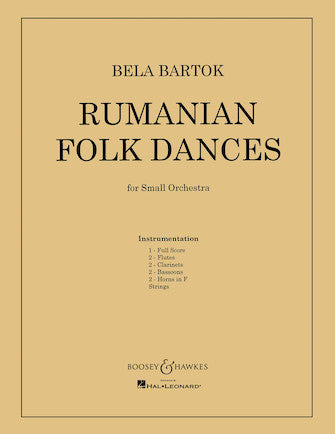 Bartók: Romanian Folk Dances - Version for Small Orchestra