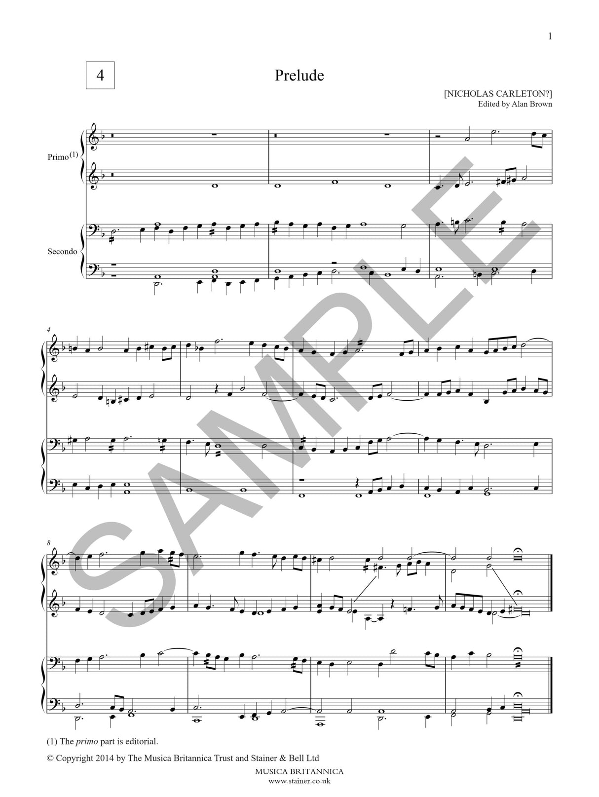 Keyboard Solos and Duets