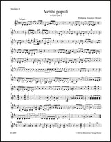 Mozart: Venite populi, K. 260 (248a)