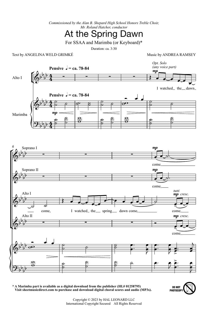 Ramsey: At the Spring Dawn