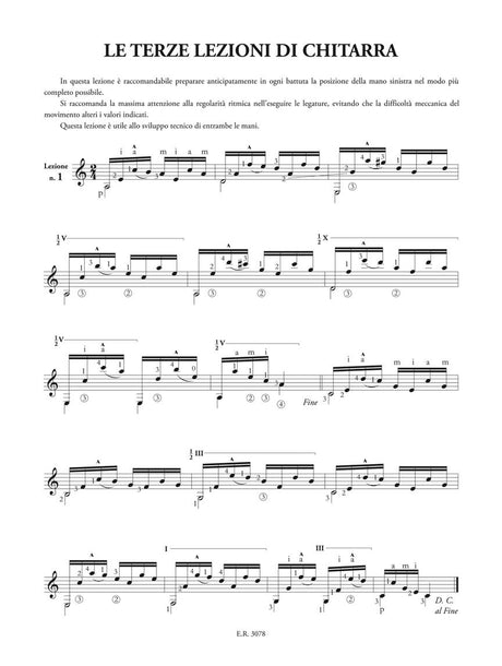Sagreras: Third Lessons for Guitar