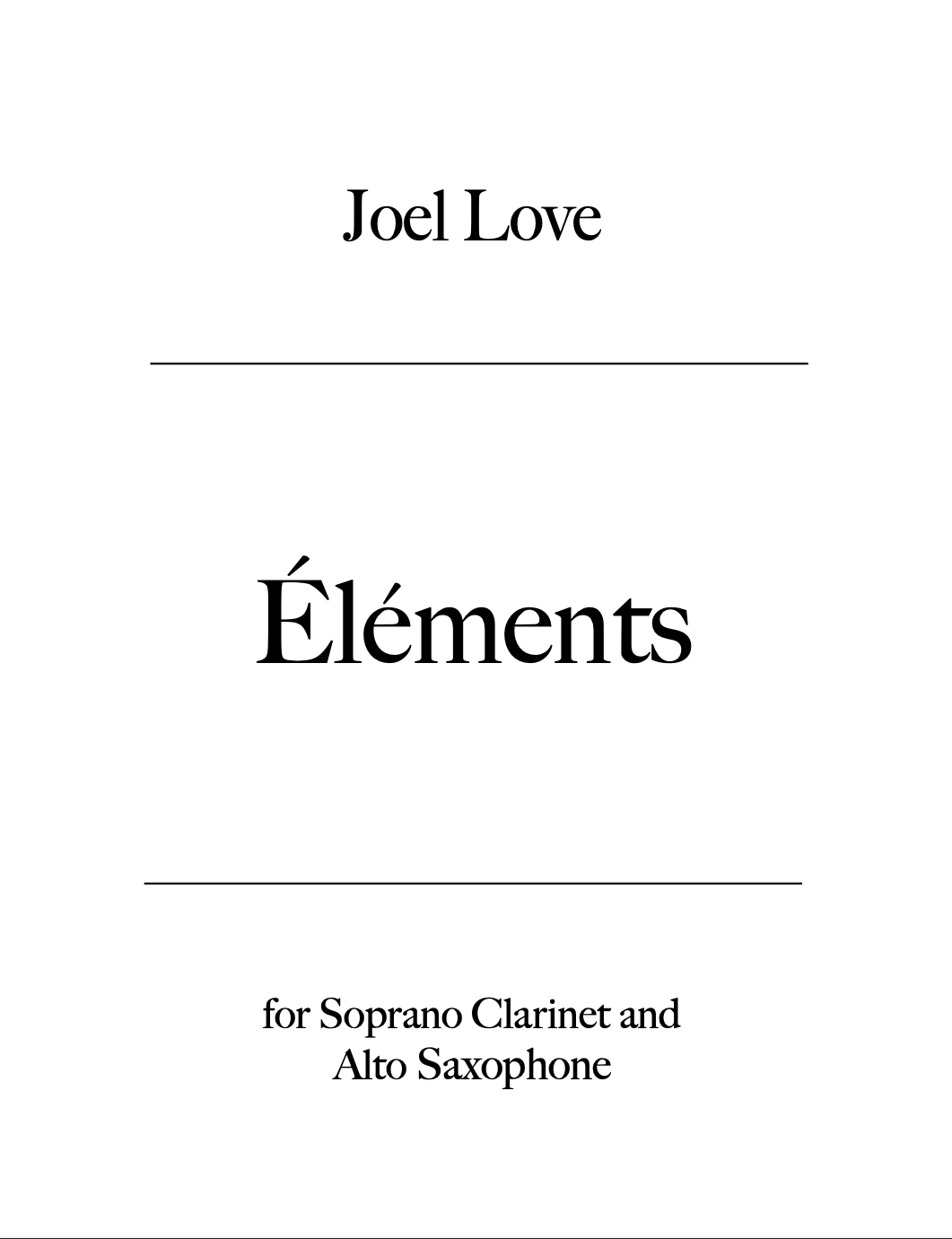 Love: Éléments