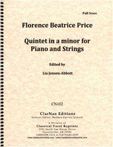 Price: Piano Quintet in A Minor