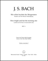 Bach: Wie schön leuchtet der Morgenstern, BWV 1