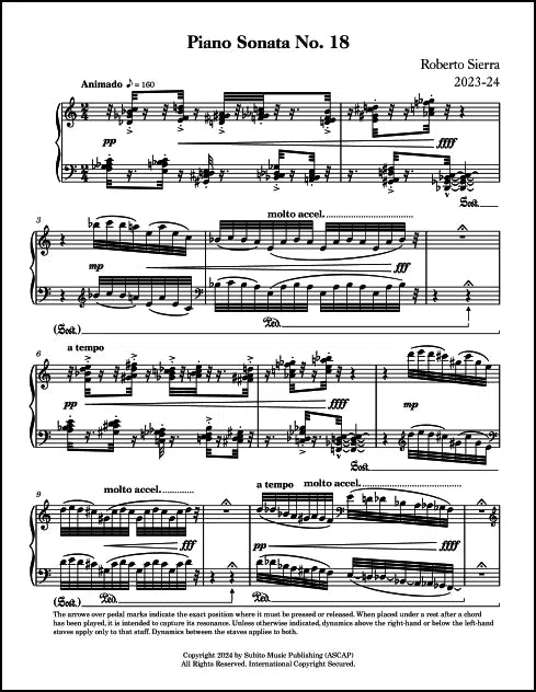 Sierra: Piano Sonata No. 18