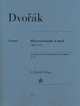 Dvořák: Serenade for Wind Instruments, Cello and Double Bass, Op. 44