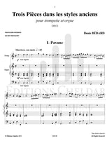 Bédard: 3 Pièces dans les styles anciens