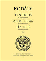 Kodály: Ten Trios from "Tricinia" (arr. for 3 cellos)
