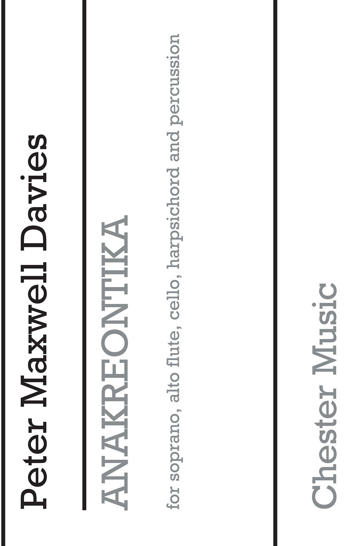 Davies: Anakreontika