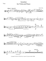 Kay: Sonatine for Viola & Piano