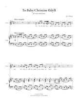 Weigl: To Baby Christine