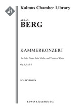 Berg: Kammerkonzert