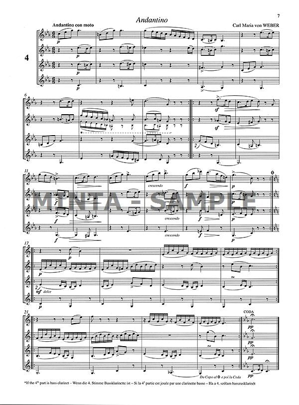 Quartets for Clarinets or Other Instruments - Volume 2