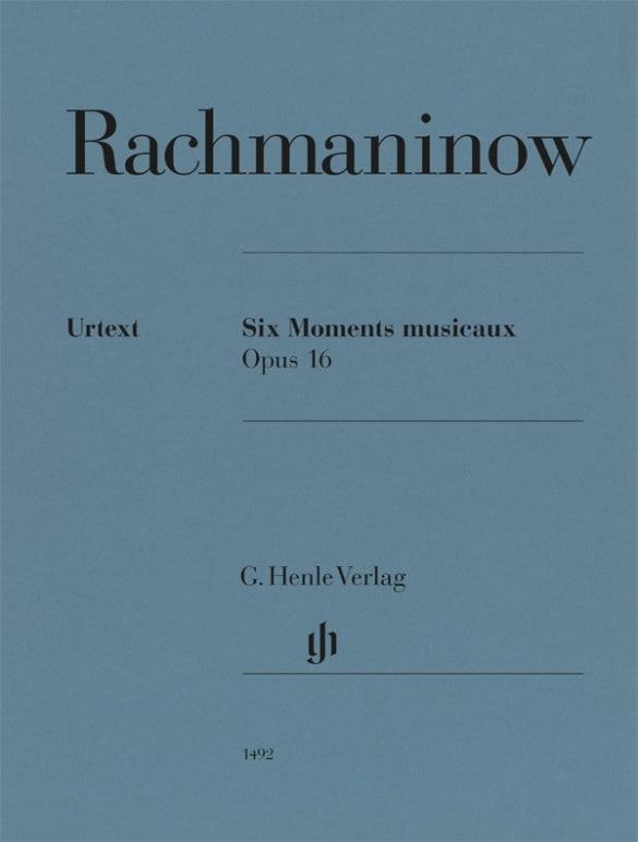 Rachmaninoff: Moments musicaux, Op. 16
