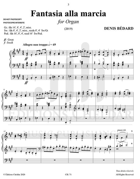 Bédard: Fantasia alla marcia