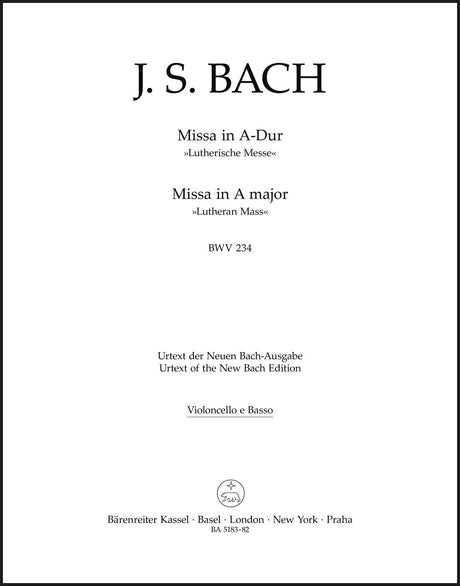 Bach: Missa in A Major, BWV 234