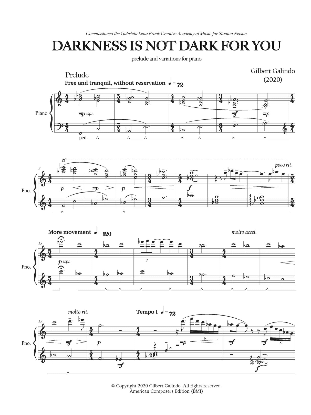 Galindo: Darkness Is Not Dark for You