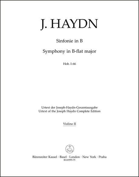 Haydn: Symphony in B-flat Major, Hob. I:66