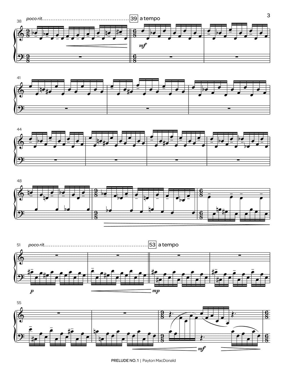 MacDonald: Marimba Prelude No. 1