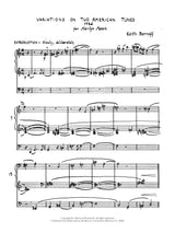 Borroff: Variations on Two American Tunes