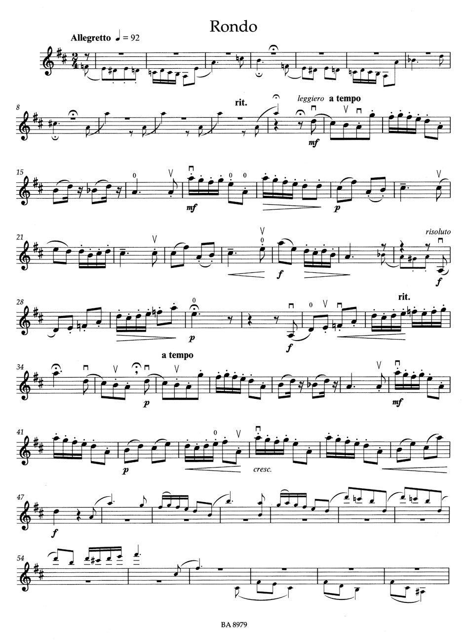 Seitz: Student Concerto No. 5 in D Major, Op. 22 – Ficks Music