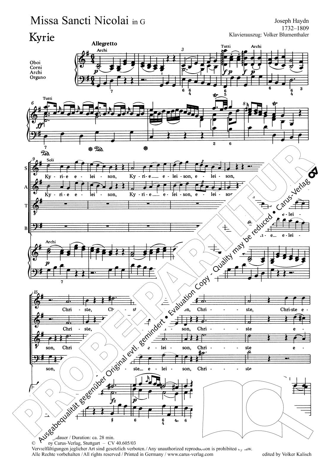 Haydn: Missa Sancti Nicolai, Hob. XXII:6