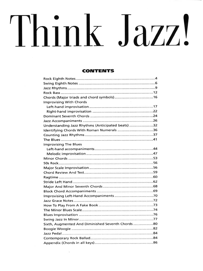 Think Jazz!