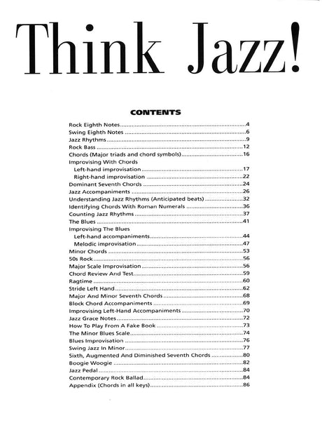 Think Jazz!
