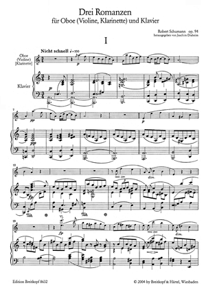 Schumann: 3 Romances, Op. 94