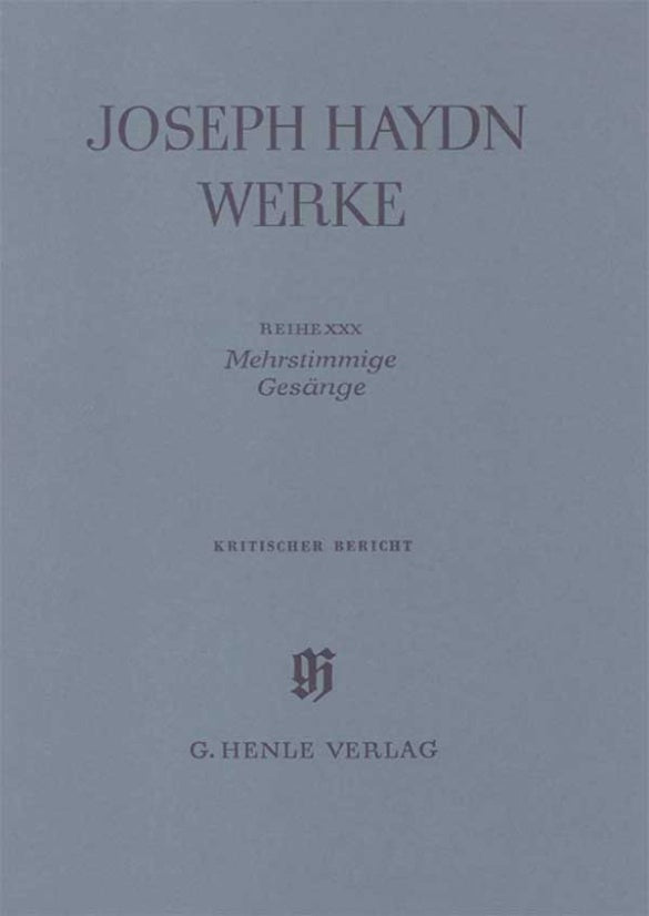 Haydn: Songs for several voices