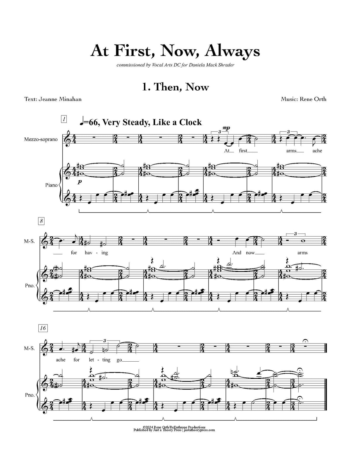 Orth: At First, Now, Always