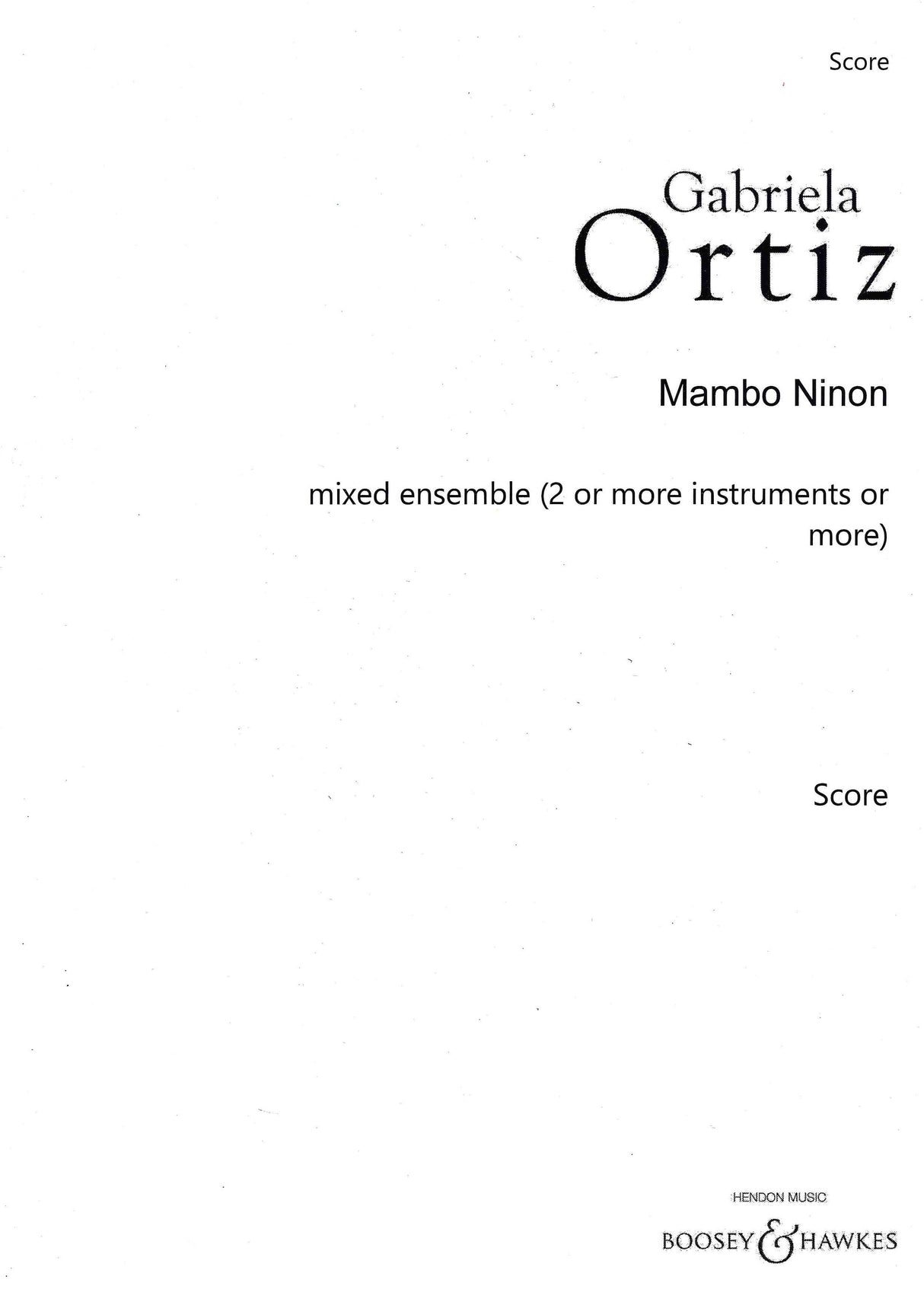 G. Ortiz: Mambo Ninón