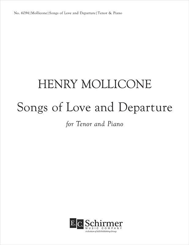 Mollicone: Songs of Love and Departure
