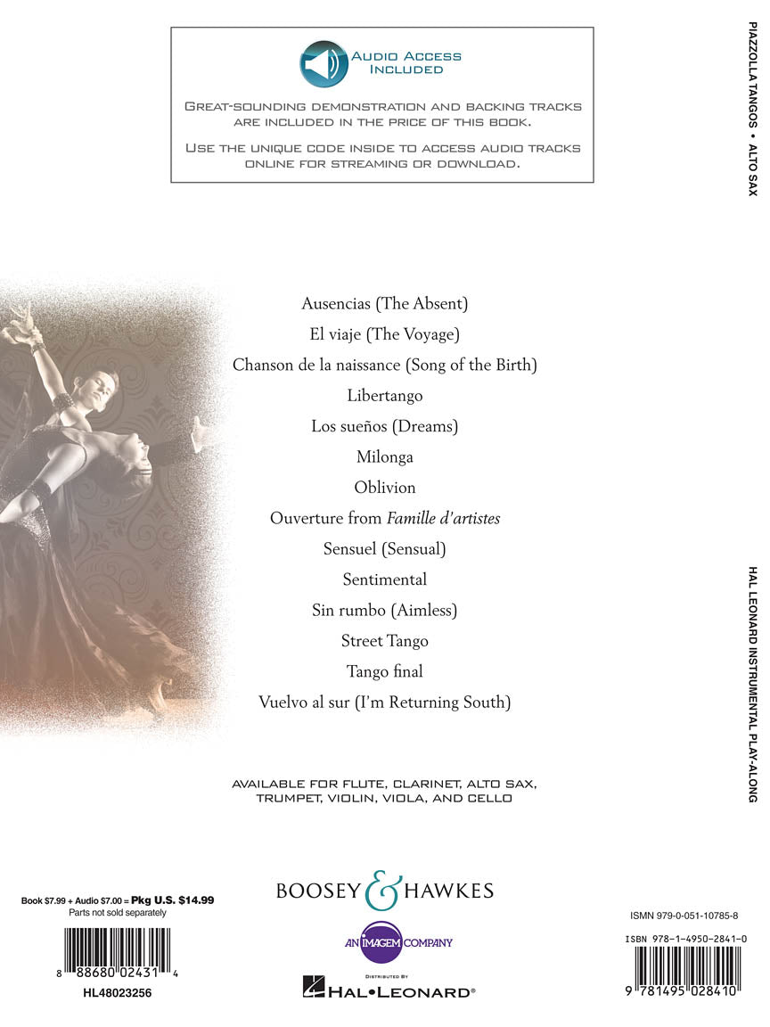 Piazzolla Tangos for Alto Saxophone