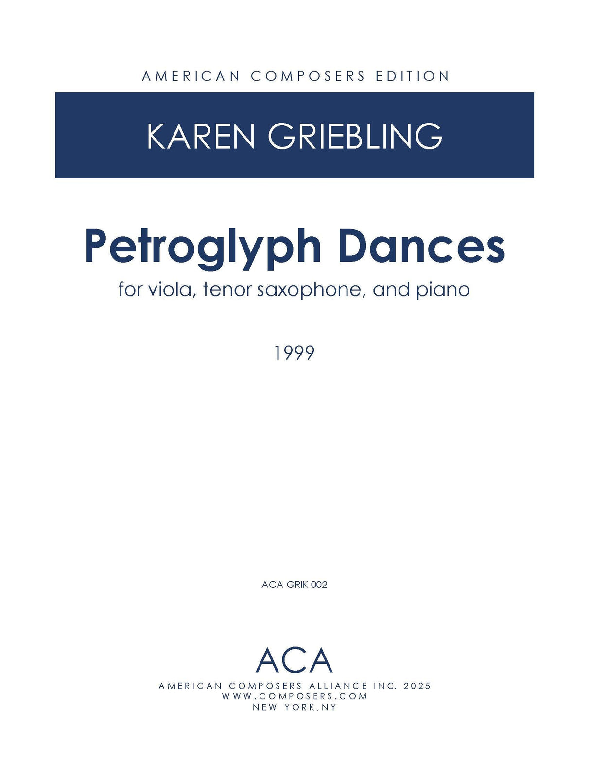 Griebling: Petroglyph Dances