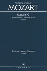 Mozart: Missa in C Major, K. 220 (196b)