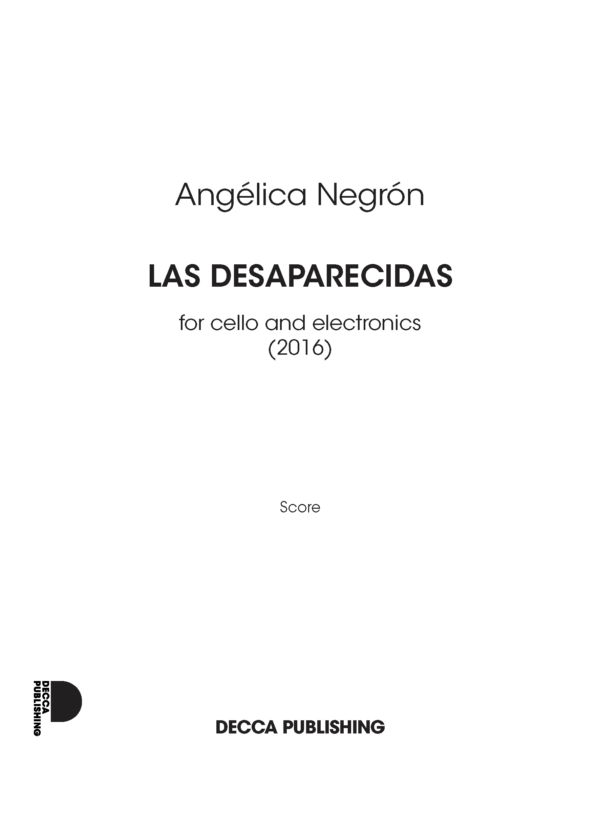 Negrón: Las desaparecidas
