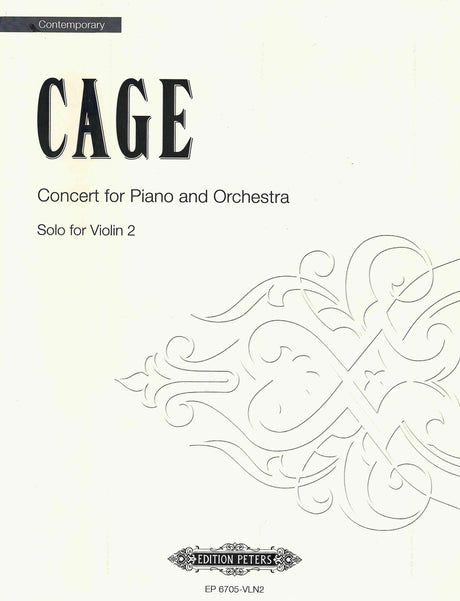 Cage: Concert for Piano and Orchestra