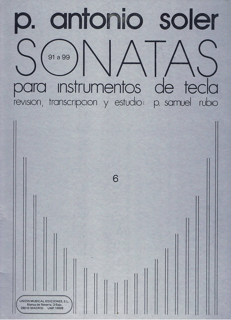 Soler: Keyboard Sonatas - Volume 6 (Nos. 91-99)
