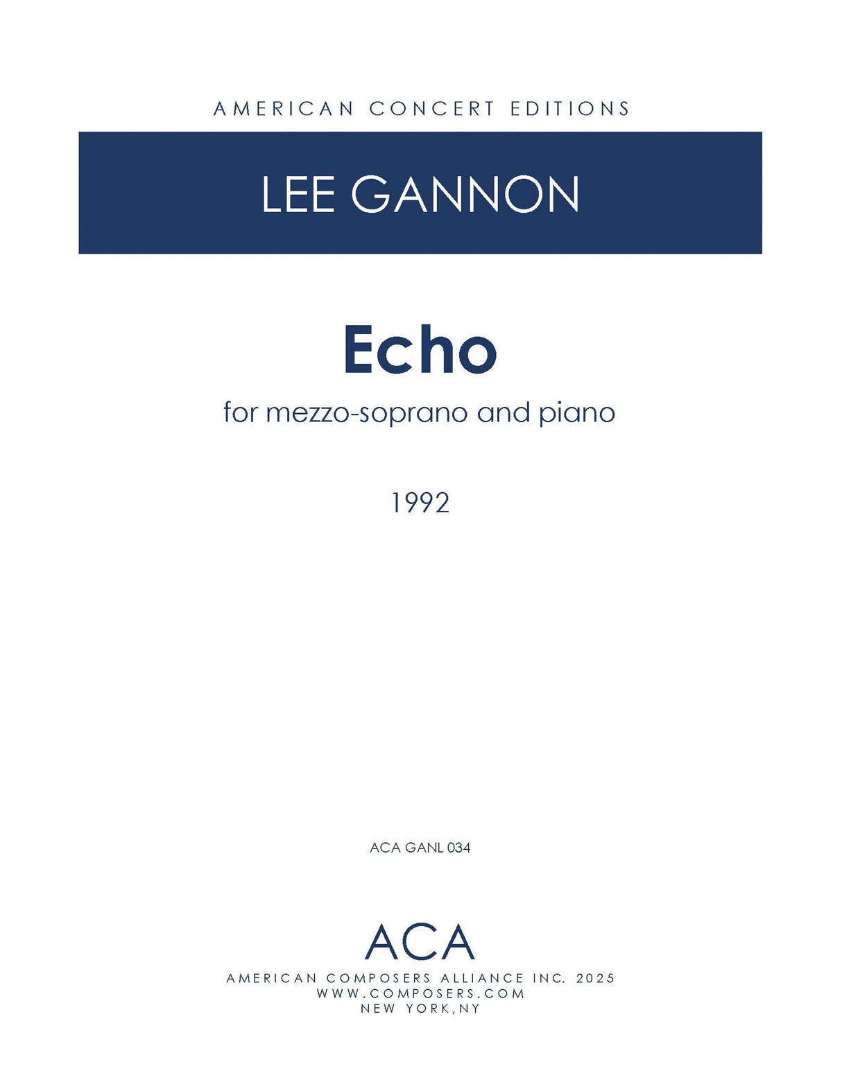 Gannon: Echo