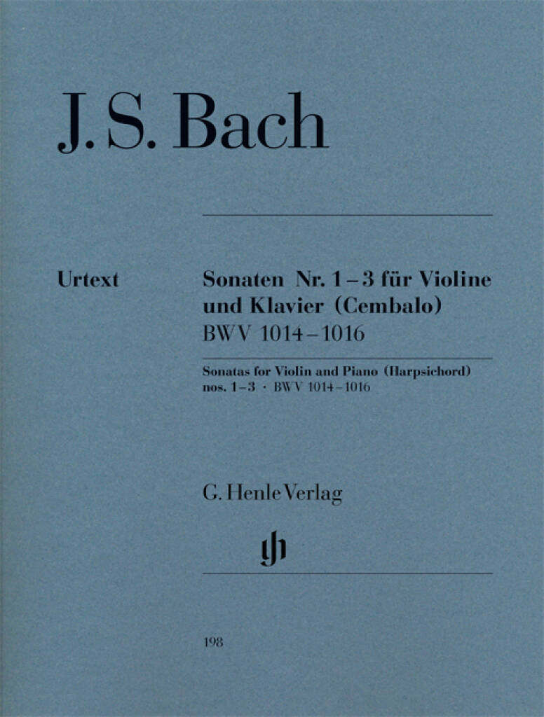 Bach: Violin Sonatas Nos. 1-3, BWV 1014-1016