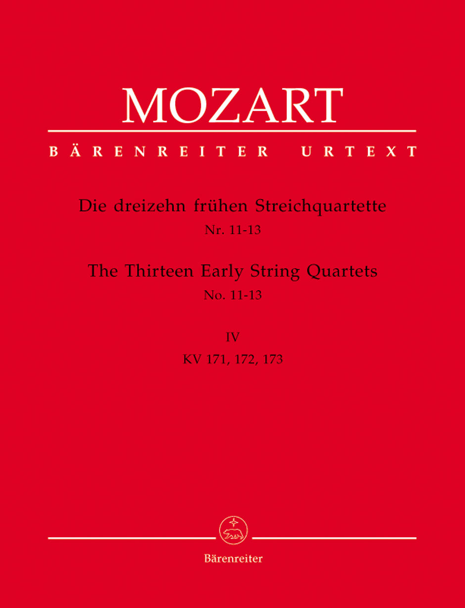 Mozart: The 13 Early String Quartets - Volume 4 (K. 171-173)