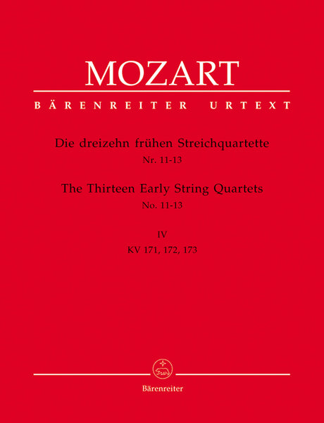 Mozart: The 13 Early String Quartets - Volume 4 (K. 171-173