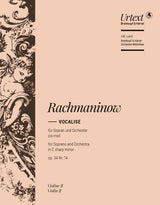 Rachmaninoff: Vocalise, Op. 34, No. 14 (arr. for soprano & orchestra)