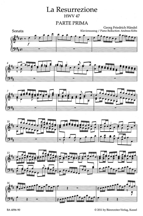 Handel: La Resurrezione, HWV 47